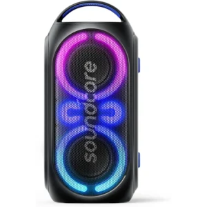 Anker Soundcore Rave Party 2 Portable Speaker - 120W Stereo, PartyCast 2.0, Light Show, IPX4, 16H Battery, Mic Input