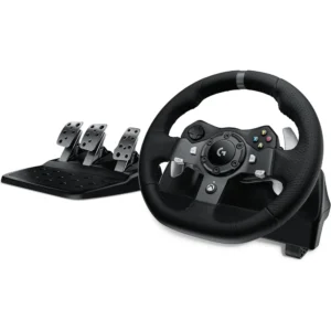 Logitech G920 Driving Force Racing Wheel - Xbox/PC, Force Feedback, Leather Wheel, Pedals
