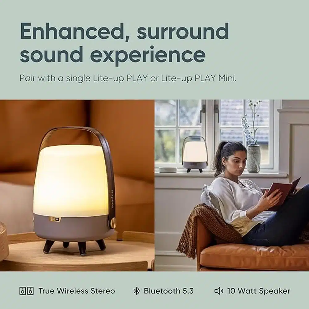Kooduu Sensa Play Mini Sound by JBL Sand Portable Bluetooth Speaker Lamp with Ambient LED Light and Premium Design 6 Kooduu Sensa Play Mini Sound by JBL Sand Portable Bluetooth Speaker Lamp with Ambient LED Light and Premium Design - Image 6