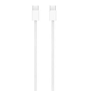 Apple 1m USB-C Charging Cable 60W - Original, Without Box, Fast Charge for MacBook/iPad/iPhone, White