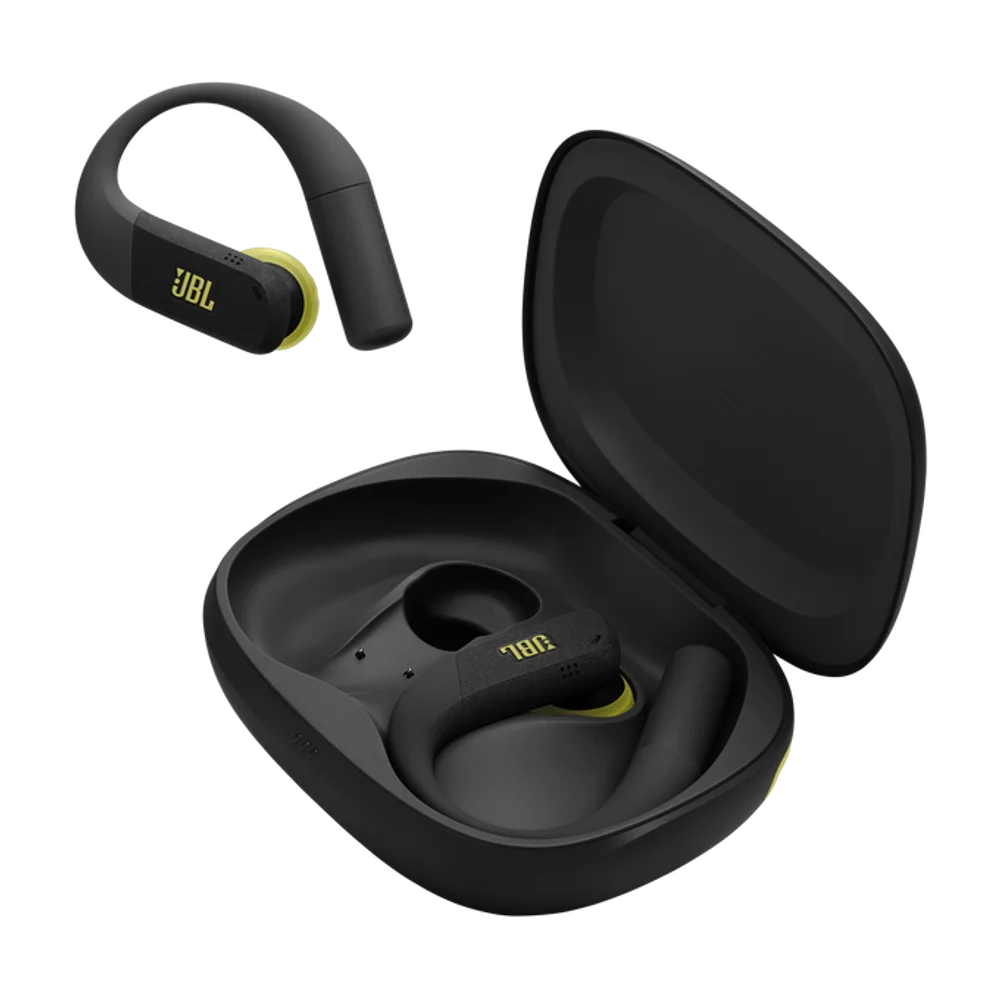 JBL Endurance Peak 4 Black/Lime - True Wireless Sports Earbuds, ANC, 48H Battery, IP68 - Image 2