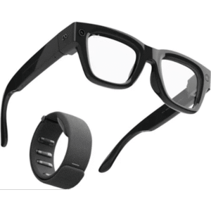 Meta Ray-Ban AI Smart Glasses with Display & Neural Band, SHINY BLACK SIZE 3