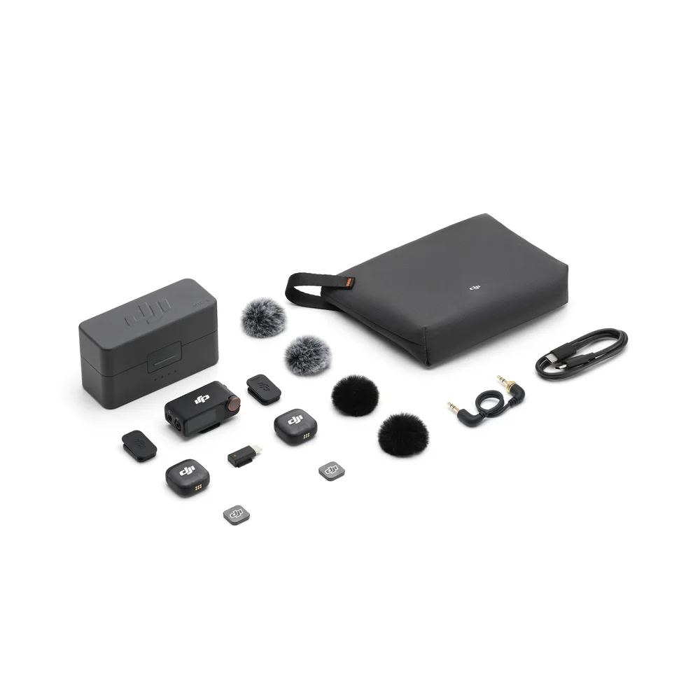 DJI Mic 3 Black - Wireless Microphone System, 2 TX + 1 RX, 28H Battery, Dual-Band Anti-Interference 10 DJI Mic 3 Black - Wireless Microphone System, 2 TX + 1 RX, 28H Battery, Dual-Band Anti-Interference - Image 10