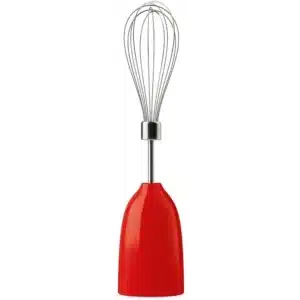 Hand Blender with Accessories Red Multi Function Immersion Blender for Mixing Whisking Chopping Pureeing Stainless Steel Shaft Ergonomic Grip Turbo Speed Control