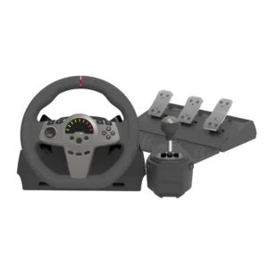 TopWolf GT100V2SL Gaming Racing Wheel - 270° Steering, Hall Sensor Pedals, Shifter, Multi-Platform