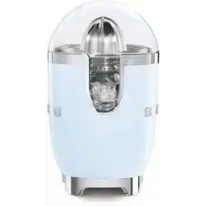 Smeg 50 s Style Citrus Juicer Pastel Blue Electric Juicer with Stainless Steel Cone