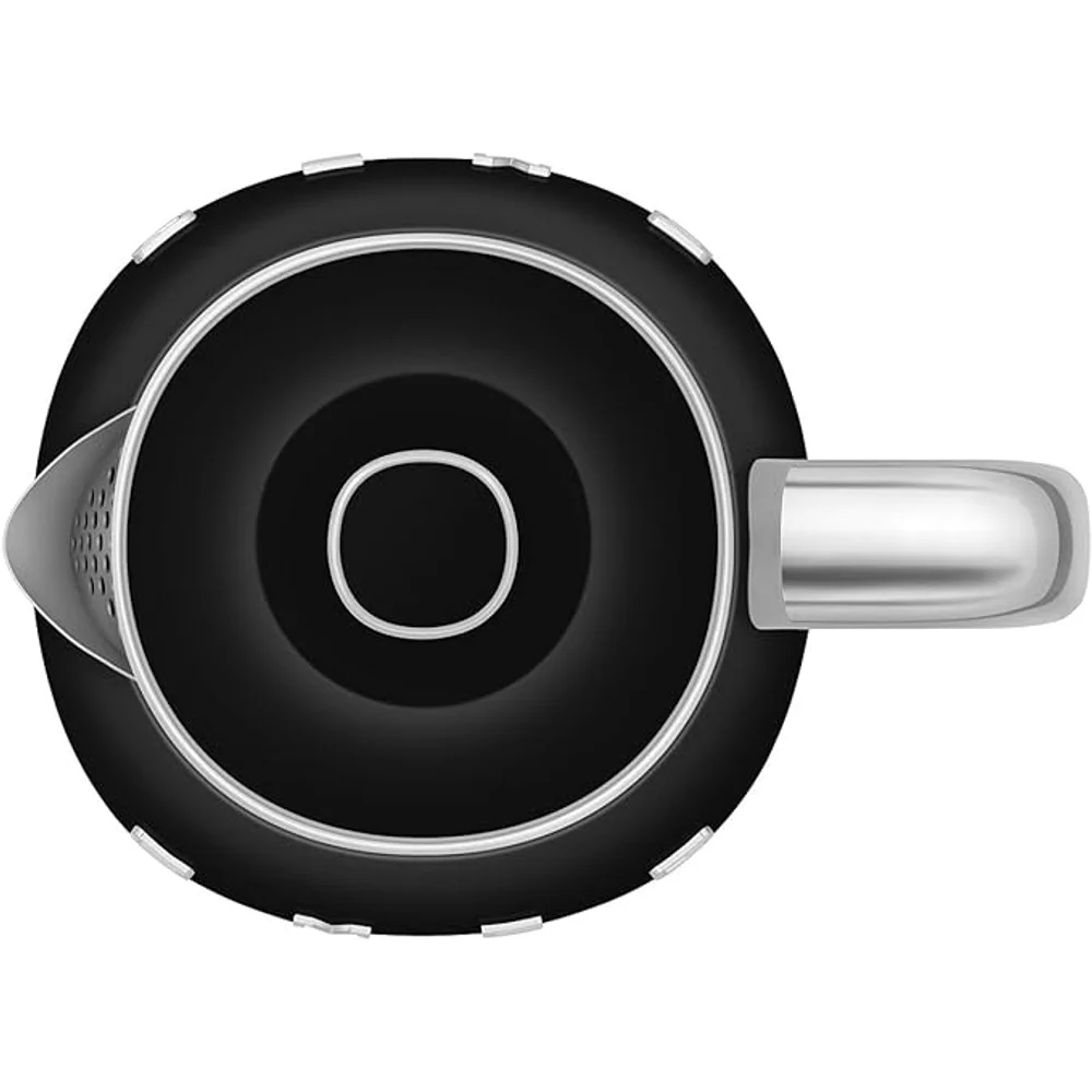 SMEG Mini Kettle Black 1L Retro Stainless Steel Electric Tea Coffee Kettle 2 SMEG Mini Kettle Black 1L Retro Stainless Steel Electric Tea Coffee Kettle - Image 2