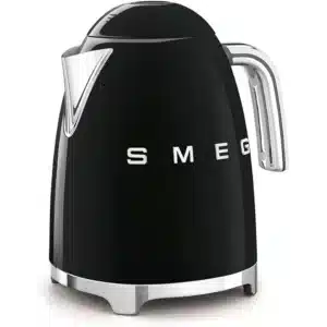 Smeg KLF03BLUK 1.7L 50 s Retro Style Electric Kettle Gloss Black 3000W Fast Boil