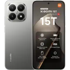 Xiaomi 15T Grey - 12GB+512GB, 6.83" 120Hz Display, Dimensity 8400-Ultra, 50MP Leica