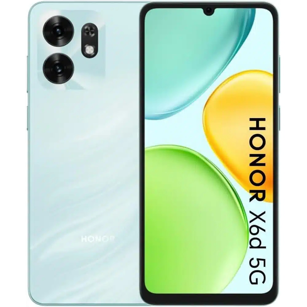 HONOR X6d 5G Ocean Cyan - 4GB+4GB RAM, 256GB Storage, 50MP Camera, 90Hz Display 1 HONOR X6d 5G Ocean Cyan - 4GB+4GB RAM, 256GB Storage, 50MP Camera, 90Hz Display