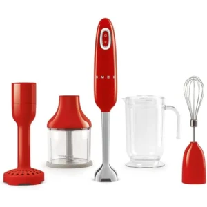 Hand Blender with Accessories Red