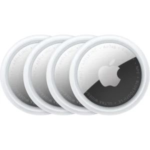 Apple AirTag 2nd Gen 4-Pack - Precision Finding, Find My Network, IP67, One-Tap Setup