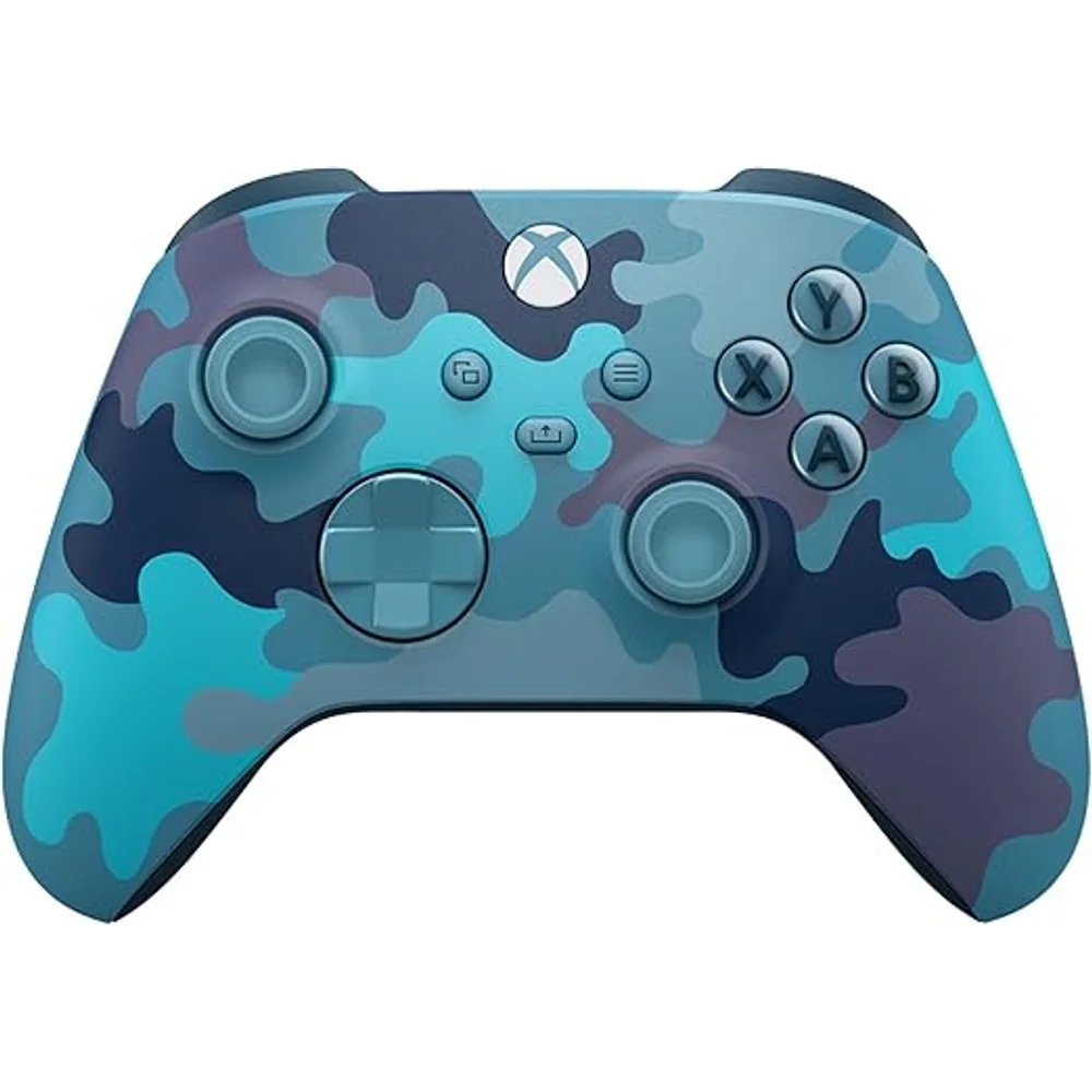 Xbox Wireless Controller Mineral Camo Special Edition for Xbox Series X|S Xbox One Windows PC Blue Camouflage Wireless Gaming Controller 1 Xbox Wireless Controller Mineral Camo