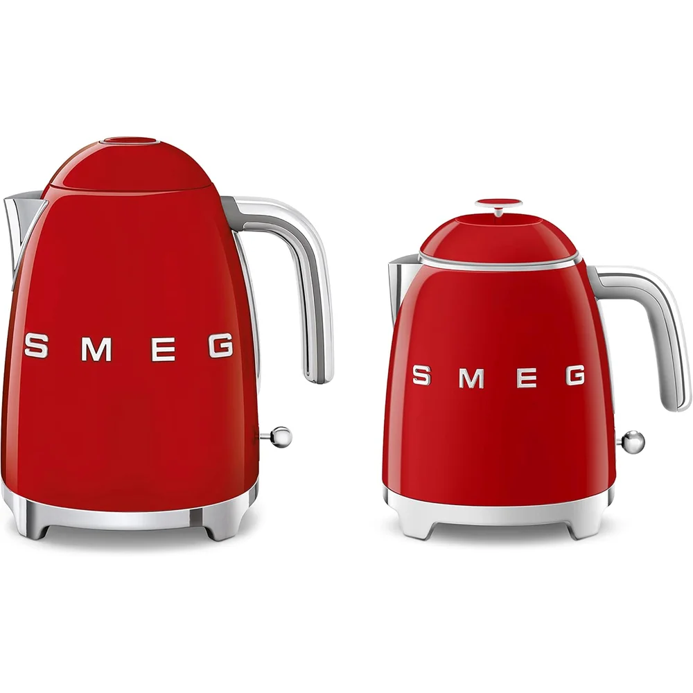 SMEG Mini Kettle Red 1L Retro Stainless Steel Electric Tea Coffee Kettle 8 SMEG Mini Kettle Red 1L Retro Stainless Steel Electric Tea Coffee Kettle - Image 8
