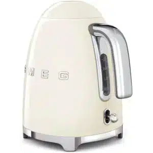 Smeg KLF03BLUK 1.7L 50 s Retro Style Electric Kettle cream 3000W Fast Boil Gloss Finish
