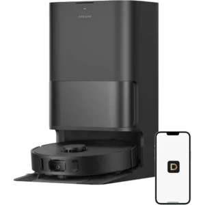 DREAME D30 Ultra Robot Vacuum and Mop - 25,000Pa Suction, 100-Day Auto-Empty, MopExtend, Black