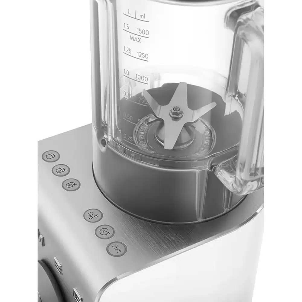 Smeg High Performance Blender White 1250W Powerful Countertop Blender with Multiple Speeds Preset Programs 3 Smeg High Performance Blender White 1250W Powerful Countertop Blender with Multiple Speeds Preset Programs - Image 3