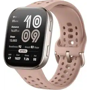 Amazfit Bip 6 Smart Watch 46mm Blush - 14-Day Battery, 1.97" AMOLED, GPS Maps, AI, Bluetooth Calls, 5ATM