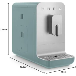 smeg Bean to Cup Coffee Machine with Milk Frother and Double Drip Tray Fully Automatic Espresso Maker for Home Office Use