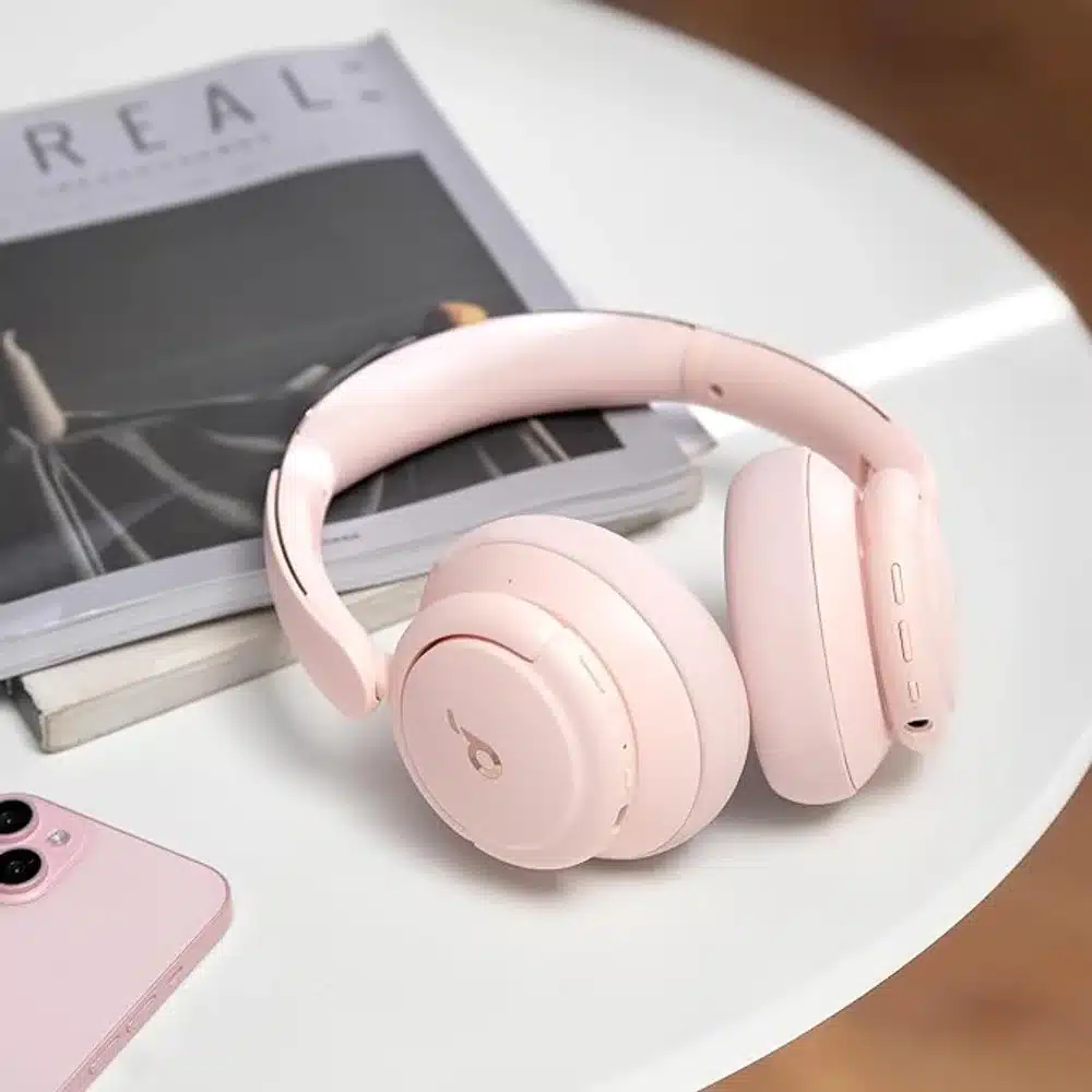 Anker Soundcore Life Q30 Wireless Noise Cancelling Over Ear Headphones Pink Hybrid ANC Bluetooth 5.0 40–60H Battery 3 Anker Soundcore Life Q30 Wireless Noise Cancelling Over Ear Headphones Pink Hybrid ANC Bluetooth 5.0 40–60H Battery - Image 3