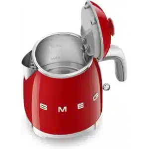 SMEG Mini Kettle Red 1L Retro Stainless Steel Electric Tea Coffee Kettle