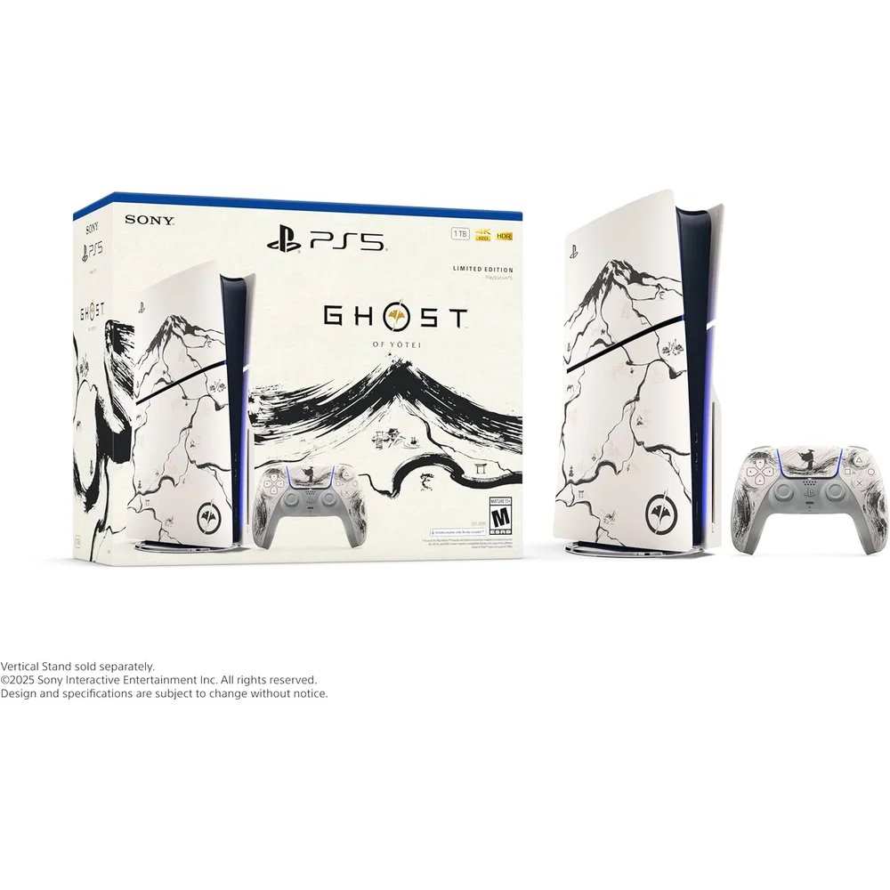 PlayStation 5 Console Ghost of Yotei Black Limited Edition Bundle - USA, Slim, 1TB 5 PlayStation 5 Console Ghost of Yotei Black Limited Edition Bundle - USA, Slim, 1TB - Image 5