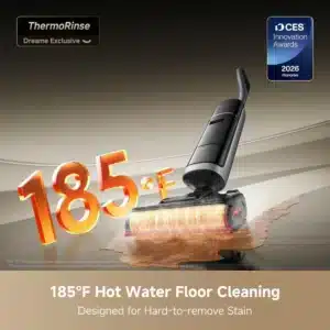 DREAME H15 Pro Heat Wet Dry Vacuum – Cordless 2-in-1, Self-Cleaning, LED Display
