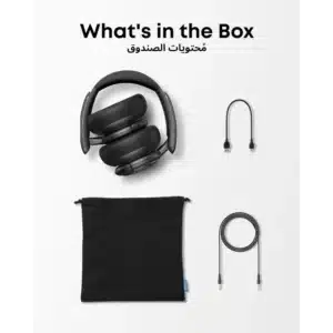 Anker Soundcore Life Q30 Wireless Noise Cancelling Over Ear Headphones Black Bluetooth 5.0 Hybrid ANC 40H Battery