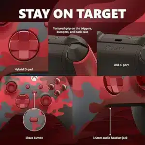 Xbox Wireless Controller for Xbox Series X|S, Xbox One, PC, Android and iOS – Daystrike Camo Special Edition