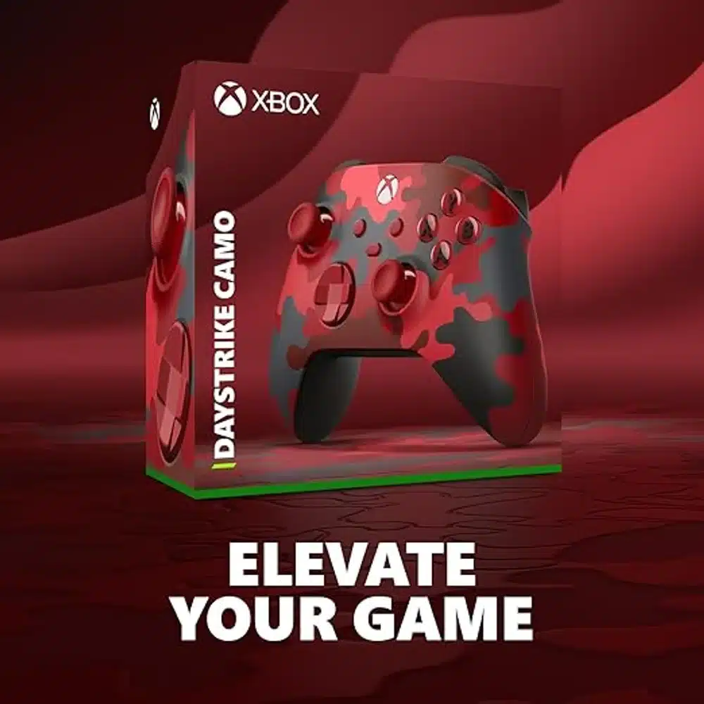 Xbox Wireless Controller Daystrike Camo Special Edition for Xbox Series X|S Xbox One Windows PC Red Camouflage Wireless Gaming Controller 6 Xbox Wireless Controller Daystrike Camo Special Edition for Xbox Series X|S Xbox One Windows PC Red Camouflage Wireless Gaming Controller - Image 6