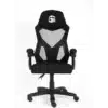 GamerTek Ignite Gaming Chair Black - Ergonomic Mesh & Fabric, Adjustable Height, 120KG