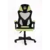 GamerTek Ignite Gaming Chair Green - Ergonomic Mesh & Fabric, Adjustable Height, 120KG