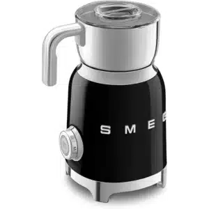 Smeg Milk Frother Black 50 s Style Electric Milk Frother Heater