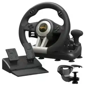 PXN V3 PRO Racing Wheel - 180° USB Steering Wheel with Pedals, Xbox/PS4/Switch/PC