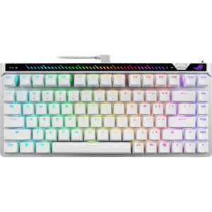 ASUS ROG Falchion Ace 75 HE White - 75% Hall Effect Keyboard, HFX V2, Rapid Trigger, 8KHz
