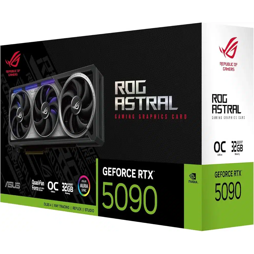 ASUS ROG Astral RTX 5090 OC 32GB GDDR7 - PCIe 5.0, 4-Fan, Vapor Chamber, HDMI 2.1 22 ASUS ROG Astral RTX 5090 OC 32GB GDDR7 - PCIe 5.0, 4-Fan, Vapor Chamber, HDMI 2.1 - Image 22