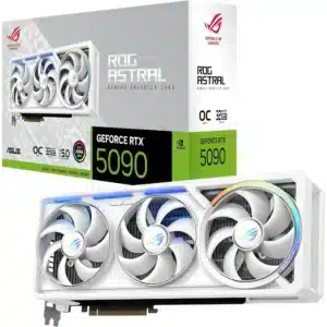 ASUS ROG Astral RTX 5090 OC White 32GB GDDR7 - PCIe 5.0, 4-Fan, Vapor Chamber