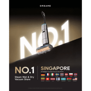 DREAME H16 Pro Steam Wet Dry Vacuum – Cordless, Steam Sanitization, Self-Cleaning