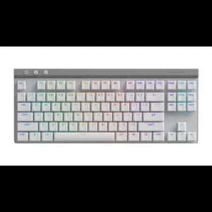 Logitech G515 LIGHTSPEED TKL White - Low-Profile Wireless Gaming Keyboard, Tri-Mode, GL Switches
