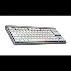 Logitech G515 LIGHTSPEED TKL White – Low-Profile Wireless Gaming Keyboard, Tri-Mode, GL Switches