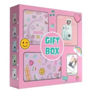 Fujifilm Instax Mini 12 Camera Giftbox Mint Green - Instant Camera, Auto Exposure
