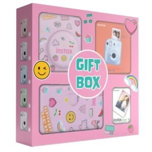 Fujifilm Instax Mini 12 Camera Giftbox Pastel Blue - Instant Camera, Auto Exposure