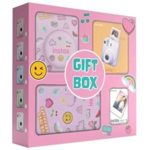 Fujifilm Instax Mini 12 Camera Giftbox Lilac Purple - Instant Camera, Auto Exposure