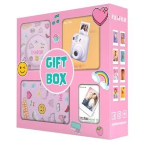 Fujifilm Instax Mini 12 Camera Giftbox Lilac Purple – Instant Camera, Auto Exposure