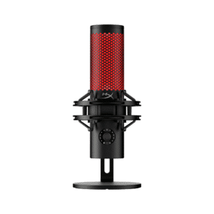 HyperX QuadCast 2 Black - USB Microphone, Hi-Res Studio Recording, Tap-to-Mute, LED