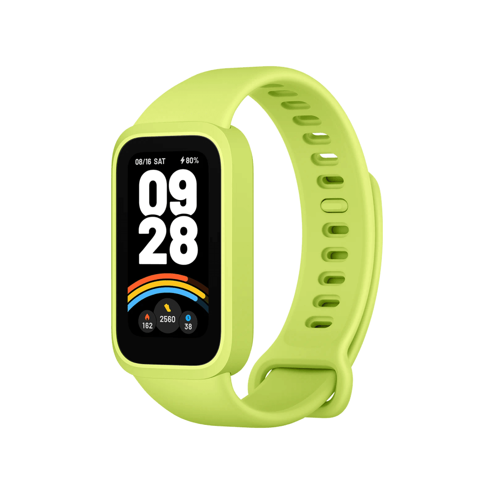 Xiaomi Smart Band 9 Active Green - 1.47" Display, 18 Days Battery, 50 Sports 2 Xiaomi Smart Band 9 Active Green worn on the wrist