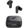 Soundcore by Anker R50i NC Wireless Bluetooth Earphones, Powerful and Smart Noise Cancelling, Powerful Bass, 45 Hours Playtime, 2-in-1 Case and Phone Stand, IP54, Bluetooth 5.4, Black