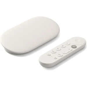 Google TV Streamer 4K Porcelain - 32GB Storage, Smart Home Hub, Voice Remote