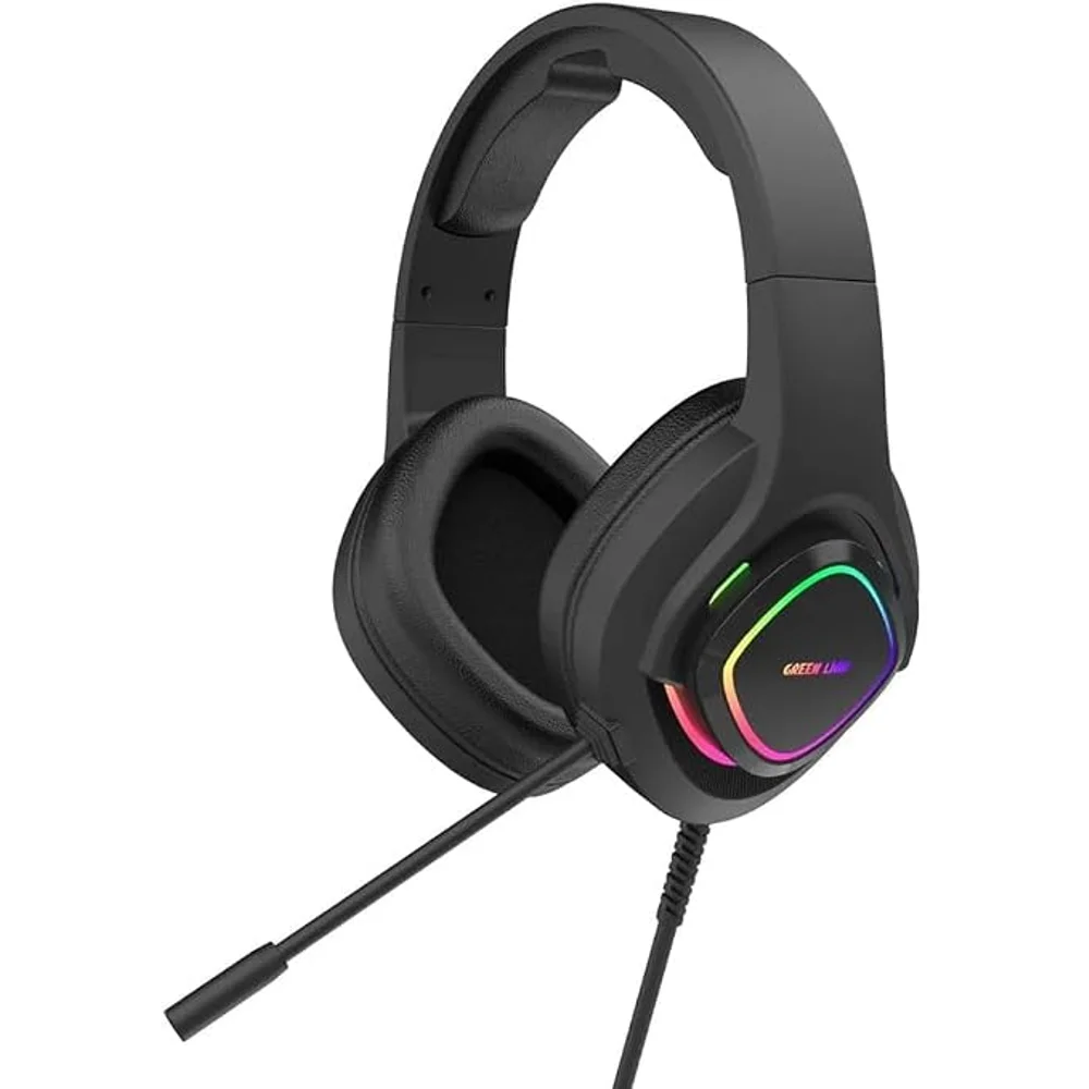 Green Lion GP32X Gaming Headphone Black Wired 3.5mm Real Stereo Specs Green Lion GP32X Gaming Headphone