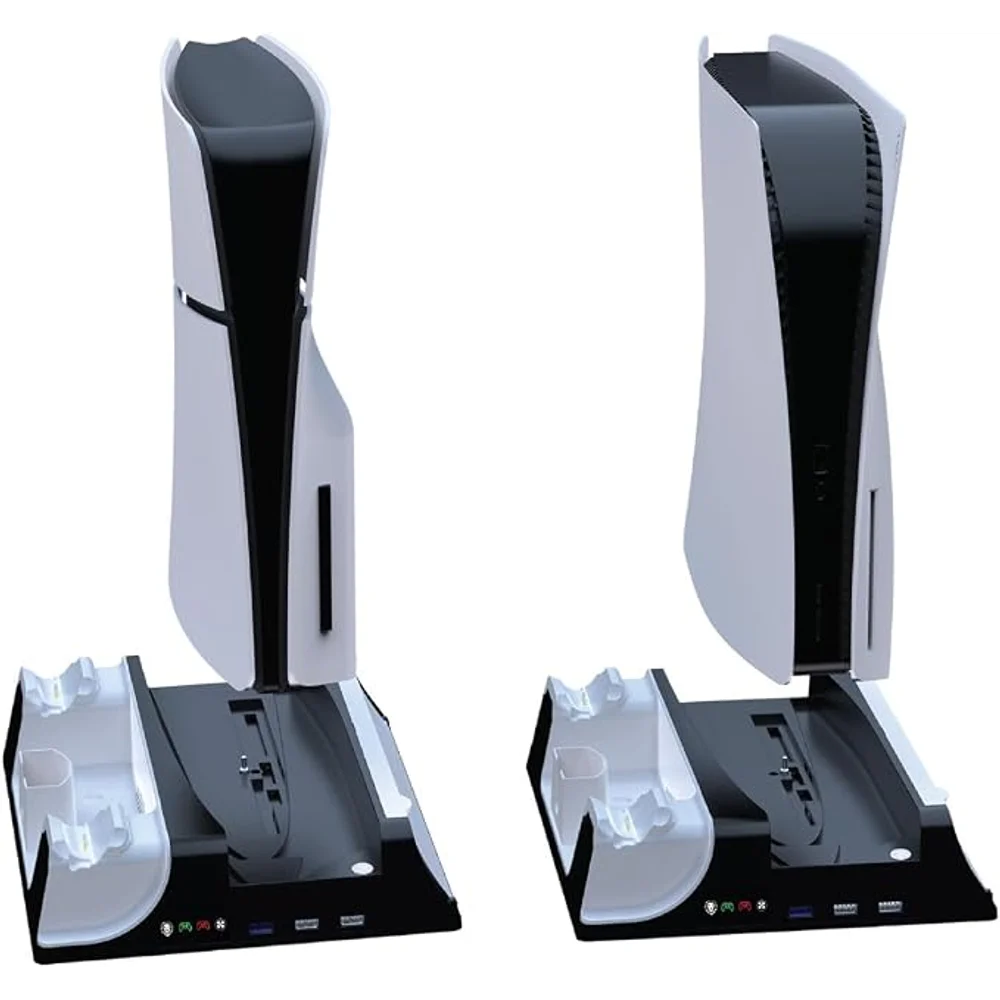 Green Lion PS5 Cooling Stand Charging Station Dual Controller Charger Cooling Fan LED Indicator PS5 Accessories 4 Green Lion PS5 Cooling Stand Charging Station Dual Controller Charger Cooling Fan LED Indicator PS5 Accessories - Image 4